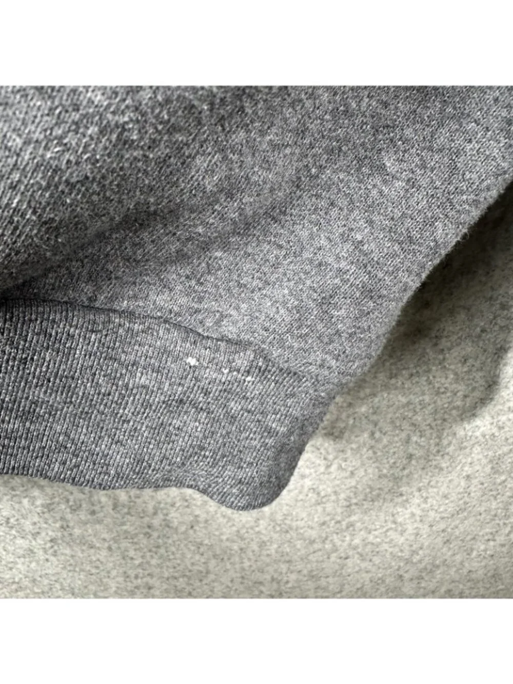 Vintage Fruit of the Loom XL Sweatshirt Gray Blank Cotton‎ Blend Pullover Crew